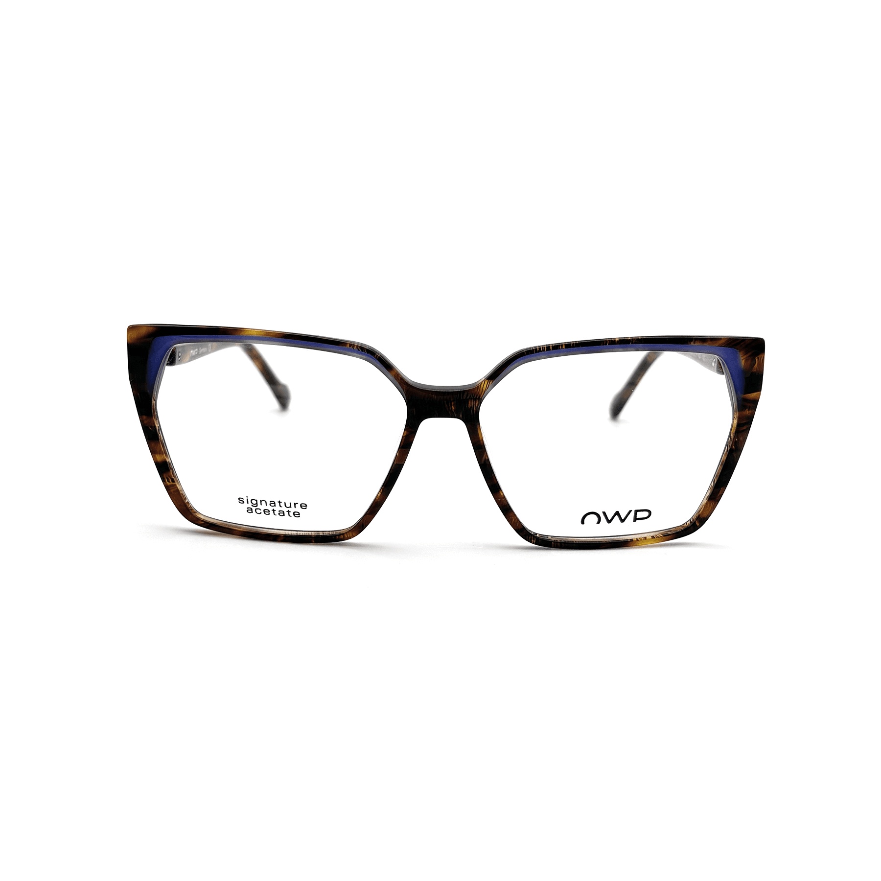 OWP PLASTIC, TORTOISESHELL-VIOLET front view